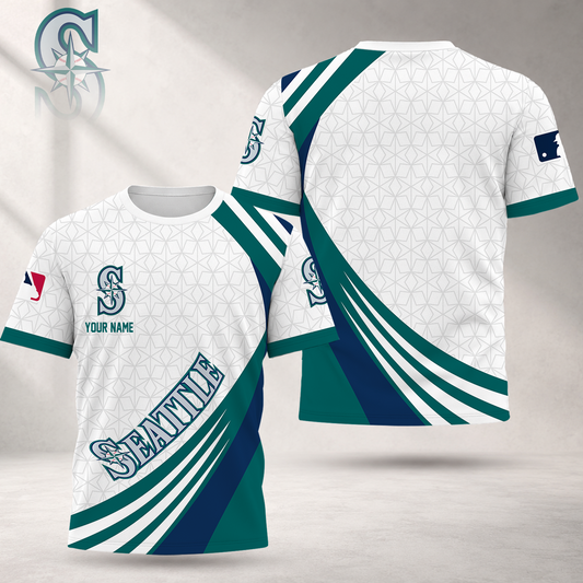LIMITED EDITION - NEW CUSTOMIZED MLB14 SMS SEATTLE MARINERS T-SHIRT, POLO SHIRT, ZIP POLO SHIRT, SWEATSHIRT, HOODIE & ZIP HOODIE