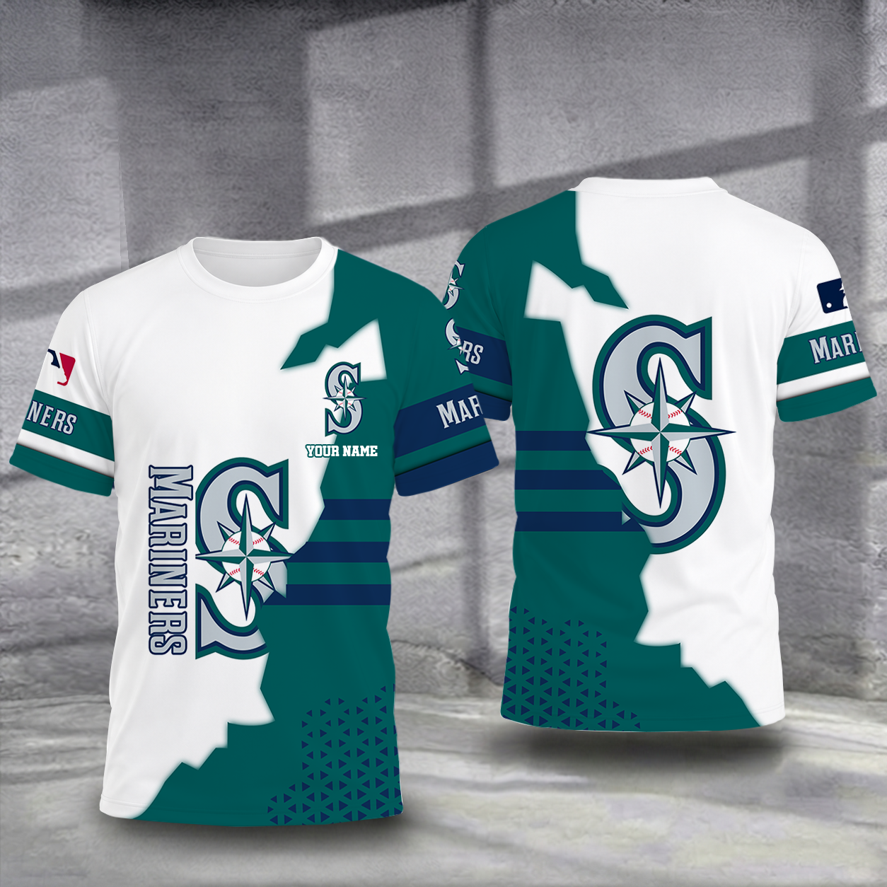 SPECIAL EDITION - NEW CUSTOMIZED MLB14 SMS SEATTLE MARINERS T-SHIRT, POLO SHIRT, ZIP POLO SHIRT, SWEATSHIRT, HOODIE & ZIP HOODIE