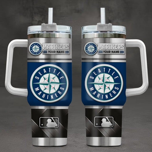 LIMITED EDITION - NEW CUSTOMIZED MLB14 SMS SEATTLE MARINERS TUMBLER CUP