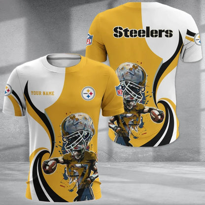 SPECIAL EDITION - NEW CUSTOMIZED NFL14 PSB PITTSBURGH STEELERS T-SHIRT, POLO SHIRT, ZIP POLO SHIRT, SWEATSHIRT, HOODIE & ZIP HOODIE