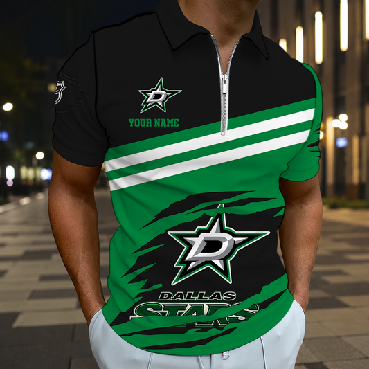 VIRAL EDITION - NEW CUSTOMIZED NHL15 DLS DALLAS STARS T-SHIRT, POLO SHIRT, ZIP POLO SHIRT, SWEATSHIRT, HOODIE & ZIP HOODIE