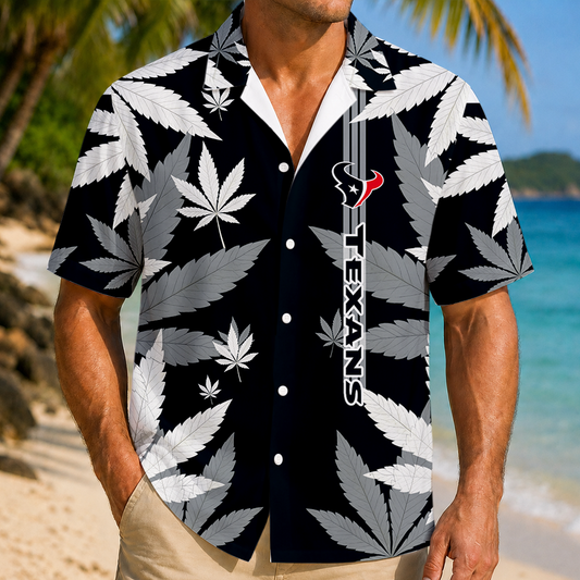 FINAL SALE - NEW CUSTOMIZED NFL15 HTT HOUSTON TEXANS UNISEX HAWAIIAN SHIRT