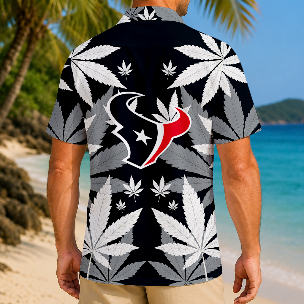 FINAL SALE - NEW CUSTOMIZED NFL15 HTT HOUSTON TEXANS UNISEX HAWAIIAN SHIRT