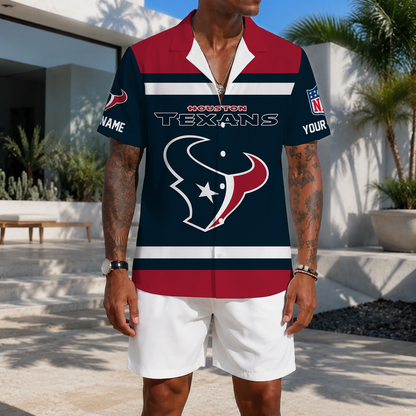 FLASH SALE - NEW CUSTOMIZED NFL15 HTT HOUSTON TEXANS UNISEX HAWAIIAN SHIRT