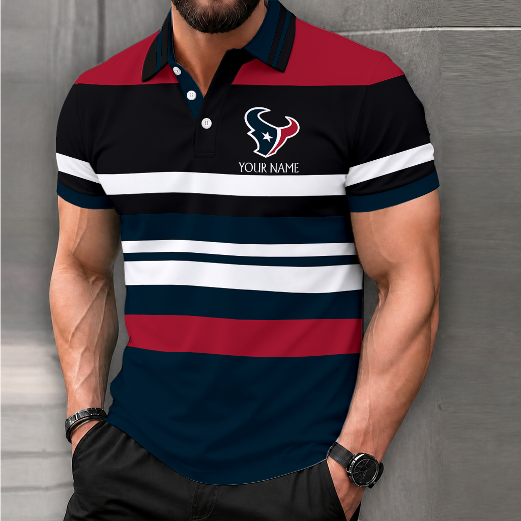 VIRAL EDITION - NEW CUSTOMIZED NFL15 HTT HOUSTON TEXANS T-SHIRT, POLO SHIRT, ZIP POLO SHIRT, SWEATSHIRT, HOODIE & ZIP HOODIE