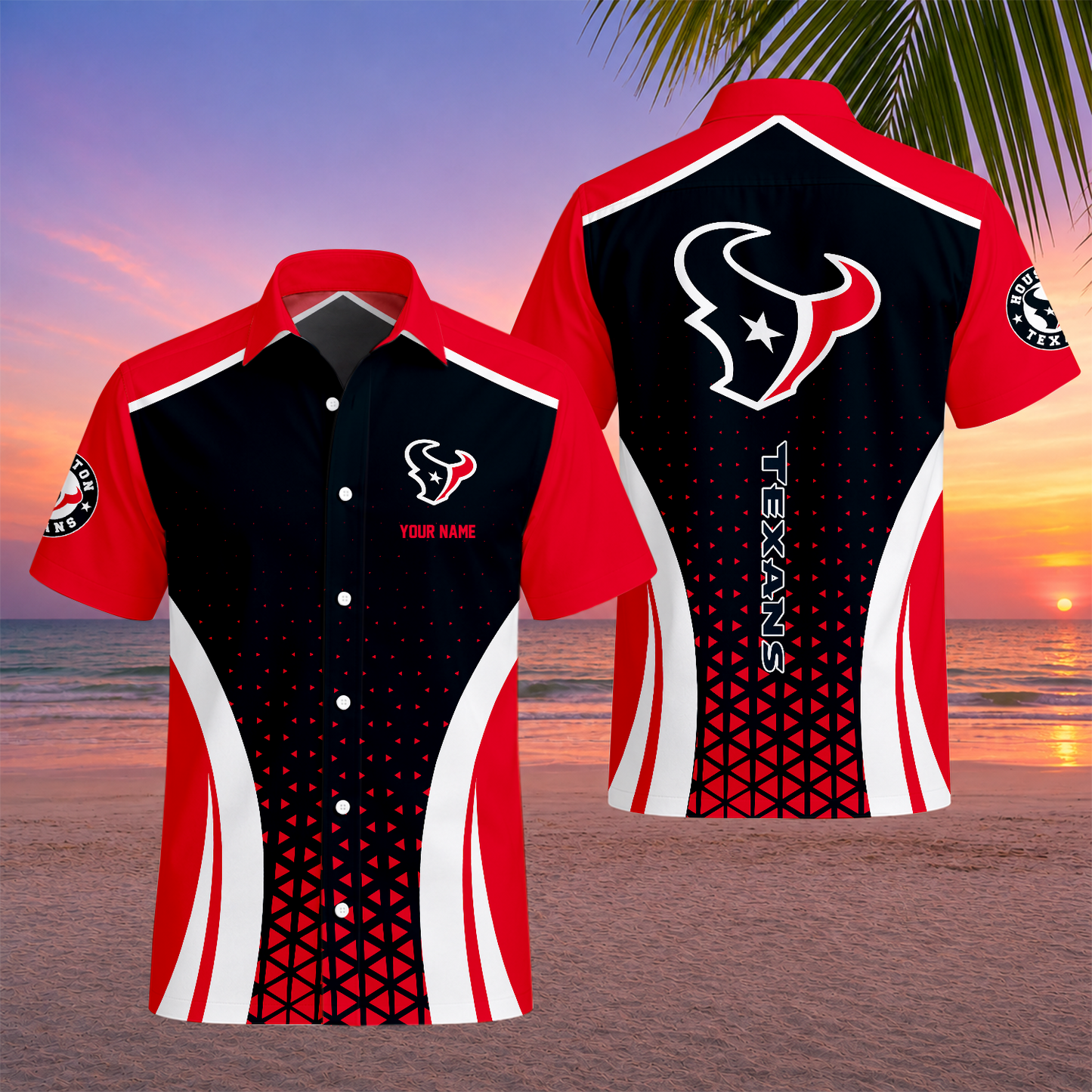 VIRAL EDITION - NEW CUSTOMIZED NFL15 HTT HOUSTON TEXANS UNISEX HAWAIIAN SHIRT