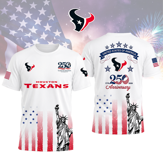LIMITED EDITION - NEW CUSTOMIZED NFL15 HTT HOUSTON TEXANS T-SHIRT, POLO SHIRT, ZIP POLO SHIRT, SWEATSHIRT, HOODIE & ZIP HOODIE
