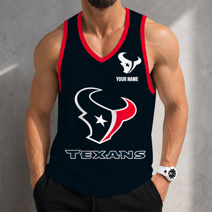 VIRAL EDITION - NEW CUSTOMIZED NFL15 HTT HOUSTON TEXANS TANK TOP