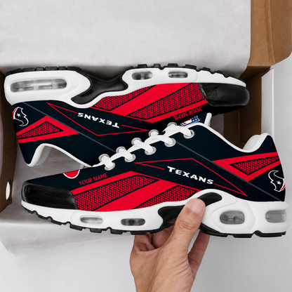 LIMITED EDITION - NEW CUSTOMIZED NFL15 HTT HOUSTON TEXANS AIR MAX PLUS SNEAKERS