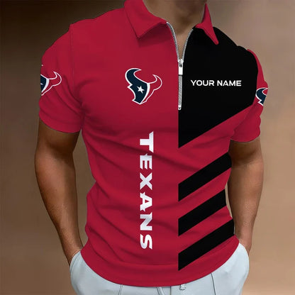 HOT DEAL - NEW CUSTOMIZED NFL15 HTT HOUSTON TEXANS T-SHIRT, POLO SHIRT, ZIP POLO SHIRT, SWEATSHIRT, HOODIE & ZIP HOODIE