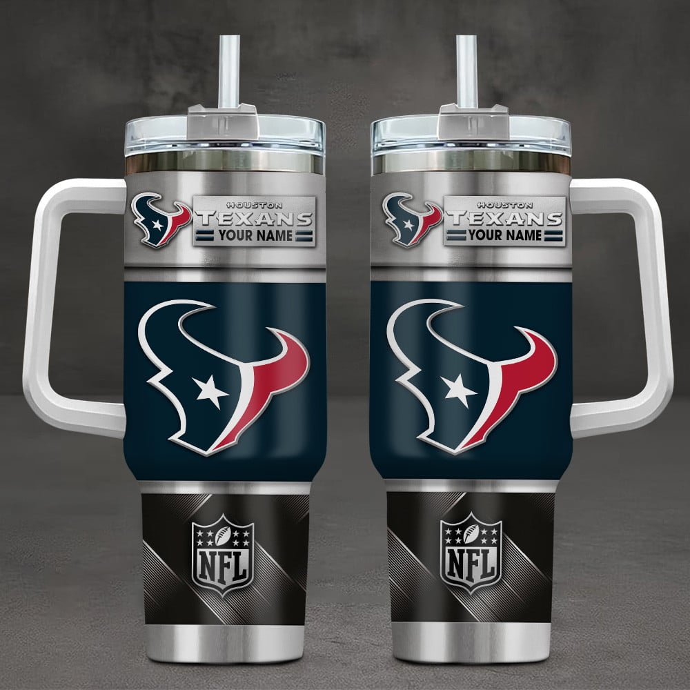 FINAL SALE - NEW CUSTOMIZED NFL15 HTT HOUSTON TEXANS TUMBLER CUP