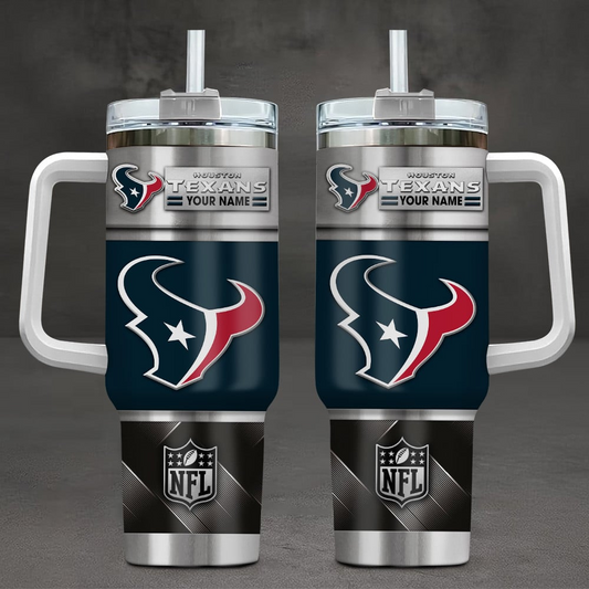 FINAL SALE - NEW CUSTOMIZED NFL15 HTT HOUSTON TEXANS TUMBLER CUP