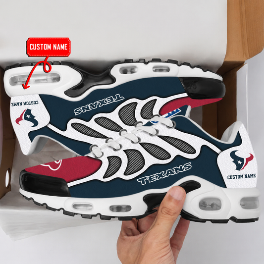 HOT DEAL - NEW CUSTOMIZED NFL15 HTT HOUSTON TEXANS AIR MAX PLUS SNEAKERS