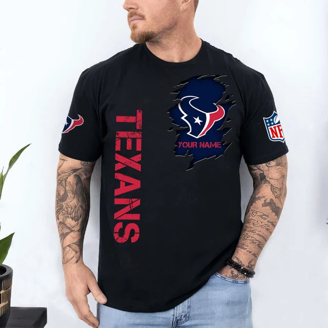 VIRAL EDITION - NEW CUSTOMIZED NFL15 HTT HOUSTON TEXANS T-SHIRT, POLO SHIRT, ZIP POLO SHIRT, SWEATSHIRT, HOODIE & ZIP HOODIE