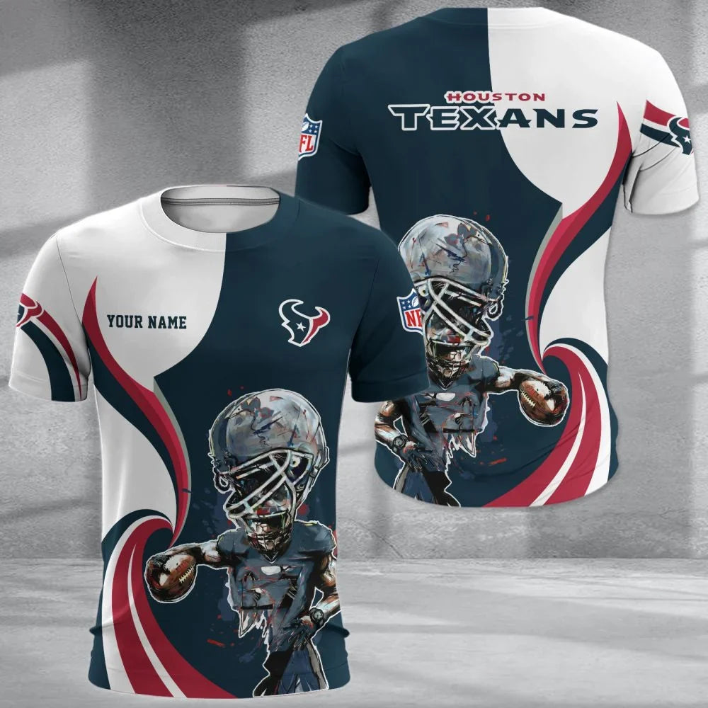 SPECIAL EDITION - NEW CUSTOMIZED NFL15 HTT HOUSTON TEXANS T-SHIRT, POLO SHIRT, ZIP POLO SHIRT, SWEATSHIRT, HOODIE & ZIP HOODIE