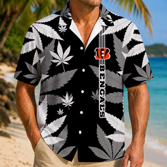 FINAL SALE - NEW CUSTOMIZED NFL16 CCB CINCINNATI BENGALS UNISEX HAWAIIAN SHIRT