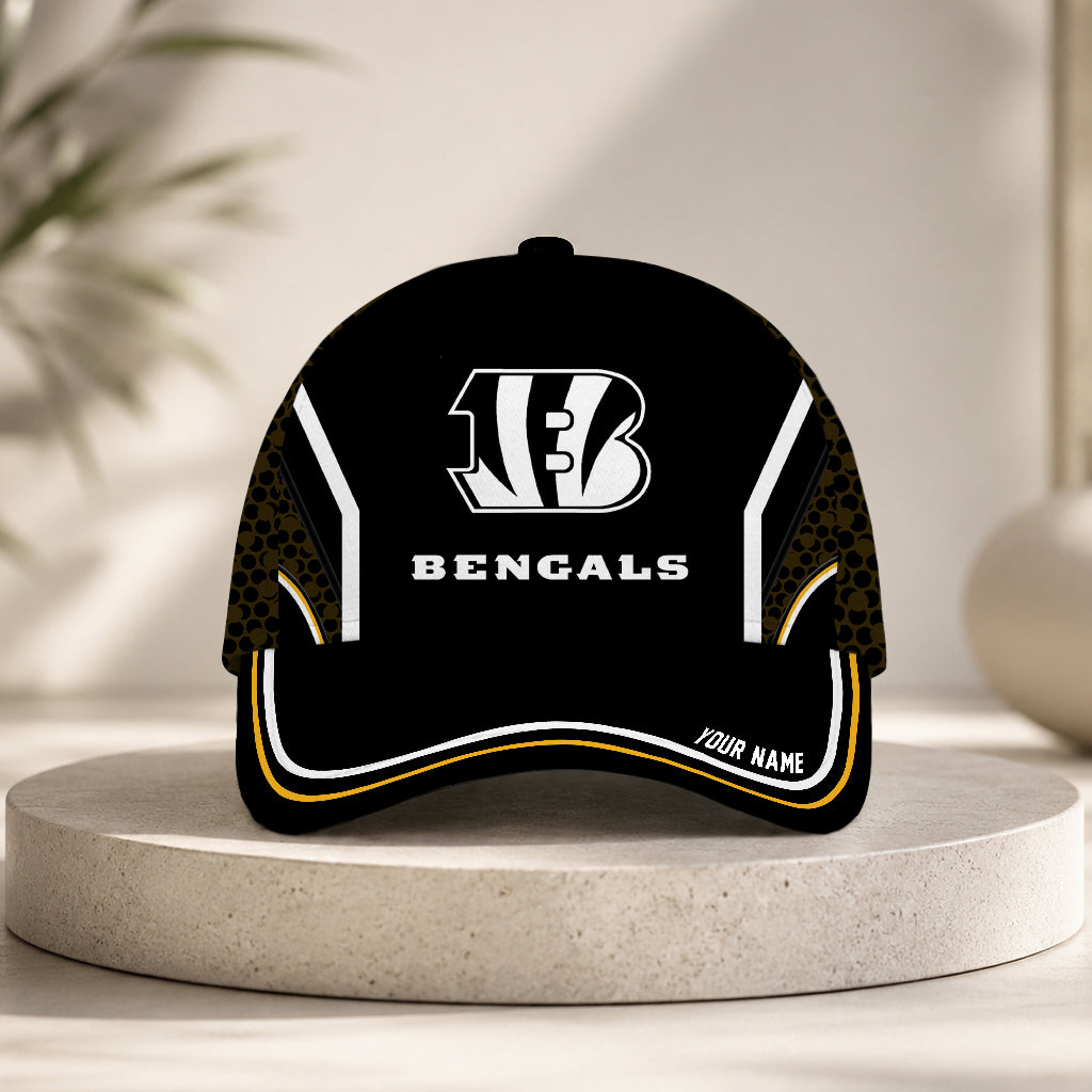 SPECIAL EDITION - NEW CUSTOMIZED NFL16 CCB CINCINNATI BENGALS CLASSIC CAP