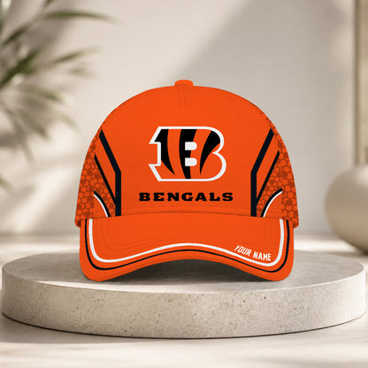 SPECIAL EDITION - NEW CUSTOMIZED NFL16 CCB CINCINNATI BENGALS CLASSIC CAP