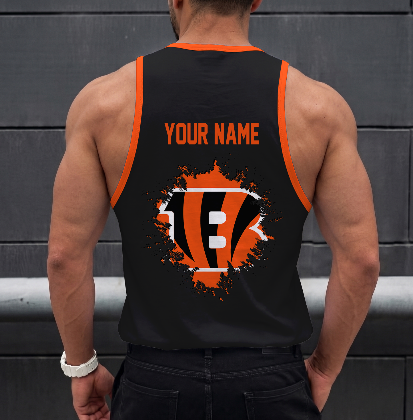 LIMITED EDITION - NEW CUSTOMIZED NFL16 CCB CINCINNATI BENGALS UNISEX TANK TOP