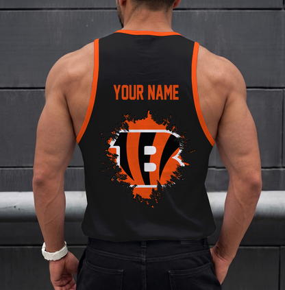 LIMITED EDITION - NEW CUSTOMIZED NFL16 CCB CINCINNATI BENGALS UNISEX TANK TOP