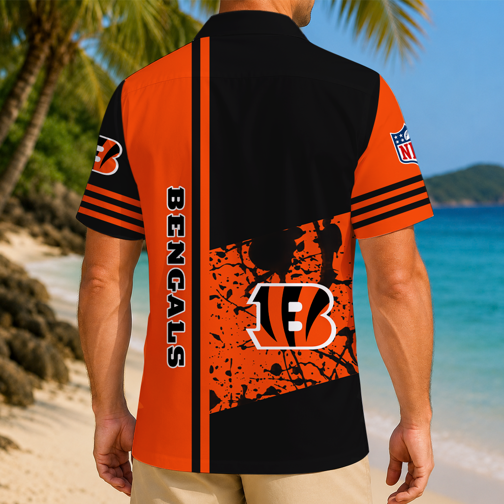 FINAL SALE - NEW CUSTOMIZED NFL16 CCB CINCINNATI BENGALS UNISEX HAWAIIAN SHIRT