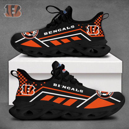 LIMITED EDITION - NEW CUSTOMIZED NFL16 CCB CINCINNATI BENGALS MAX SOUL SHOES