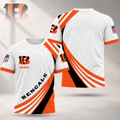 FINAL SALE - NEW CUSTOMIZED NFL16 CCB CINCINNATI BENGALS T-SHIRT, POLO SHIRT, ZIP POLO SHIRT, SWEATSHIRT, HOODIE & ZIP HOODIE