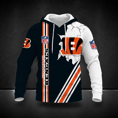FINAL SALE- NEW CUSTOMIZED NFL16 CCB CINCINNATI BENGALS T-SHIRT, POLO SHIRT, ZIP POLO SHIRT, SWEATSHIRT, HOODIE & ZIP HOODIE