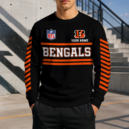 FINAL SALE - NEW CUSTOMIZED NFL16 CCB CINCINNATI BENGALS UNISEX SWEATSHIRT