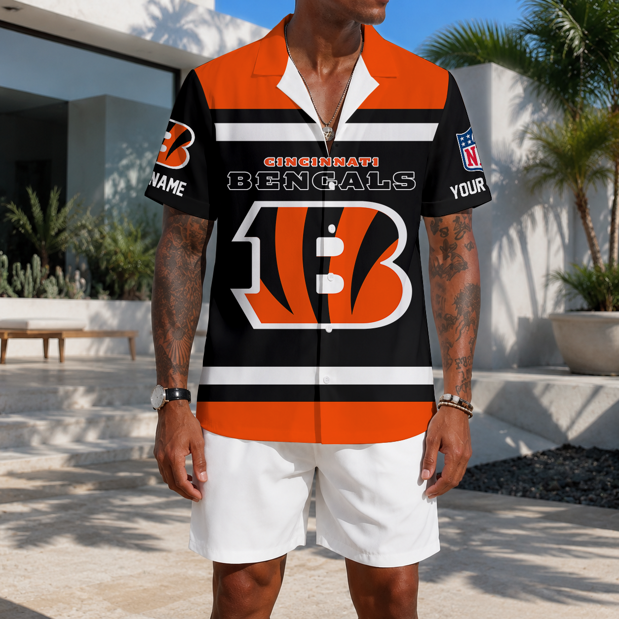 FLASH SALE - NEW CUSTOMIZED NFL16 CCB CINCINNATI BENGALS UNISEX HAWAIIAN SHIRT