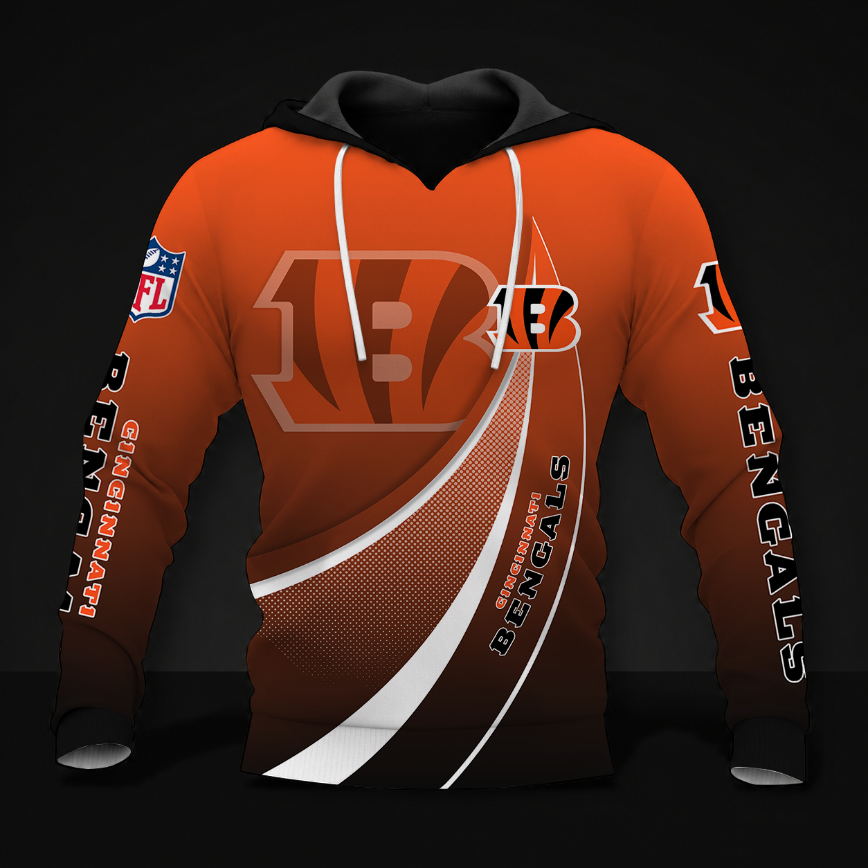 FINAL SALE - NEW CUSTOMIZED NFL16 CCB CINCINNATI BENGALS POLO SHIRT, ZIP POLO SHIRT, T-SHIRT, HOODIE, ZIP HOODIE & SWEATSHIRT