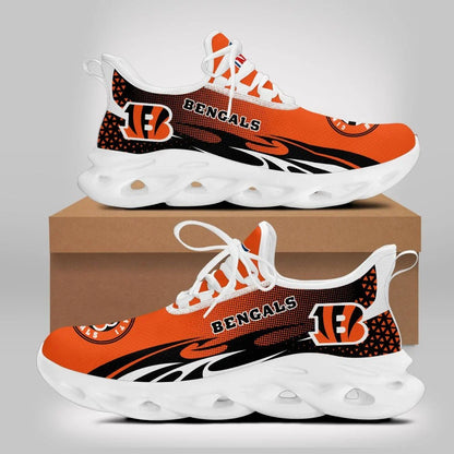 VIRAL EDITION - NEW CUSTOMIZED NFL16 CCB CINCINNATI BENGALS UNISEX MAX SOUL SHOES