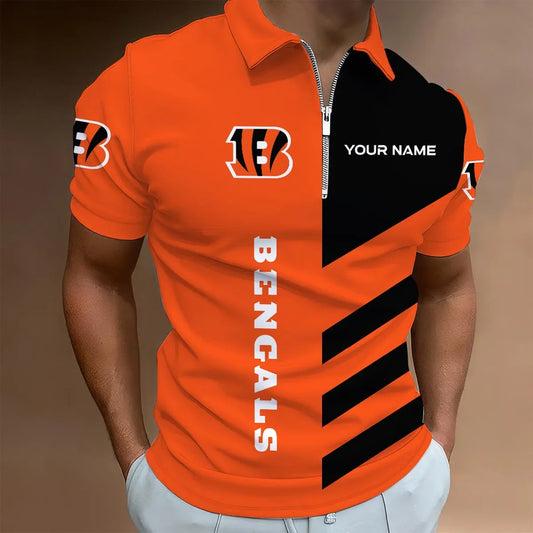 HOT DEAL - NEW CUSTOMIZED NFL16 CCB CINCINNATI BENGALS T-SHIRT, POLO SHIRT, ZIP POLO SHIRT, SWEATSHIRT, HOODIE & ZIP HOODIE