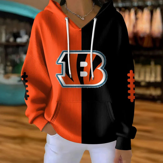 VIRAL EDITION - NEW CUSTOMIZED NFL16 CCB CINCINNATI BENGALS RIBBED HOODIE & SWEATSHIRT