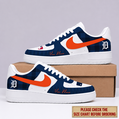 VIRAL EDITION - NEW CUSTOMIZED MLB16 DTS DETROIT TIGERS AF1 SHOES