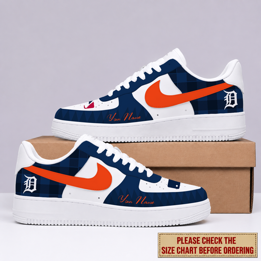 VIRAL EDITION - NEW CUSTOMIZED MLB16 DTS DETROIT TIGERS AF1 SHOES