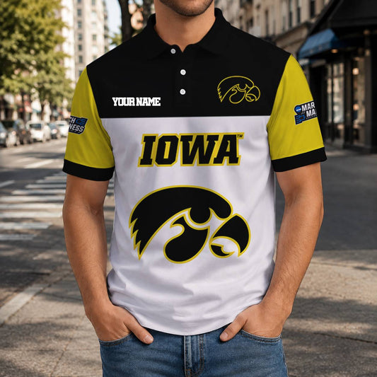 MEGA SALE - NEW CUSTOMIZED NCAA MAM16 IWH IOWA HAWKEYES T-SHIRT, POLO SHIRT, ZIP POLO SHIRT, SWEATSHIRT, HOODIE & ZIP HOODIE