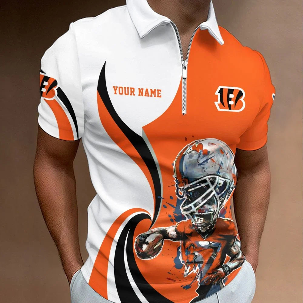SPECIAL EDITION - NEW CUSTOMIZED NFL16 CCB CINCINNATI BENGALS T-SHIRT, POLO SHIRT, ZIP POLO SHIRT, SWEATSHIRT, HOODIE & ZIP HOODIE