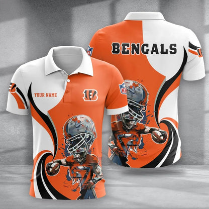 SPECIAL EDITION - NEW CUSTOMIZED NFL16 CCB CINCINNATI BENGALS T-SHIRT, POLO SHIRT, ZIP POLO SHIRT, SWEATSHIRT, HOODIE & ZIP HOODIE