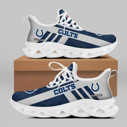VIRAL EDITION - NEW CUSTOMIZED NFL17 IDC INDIANAPOLIS COLTS UNISEX MAX SOUL SHOES