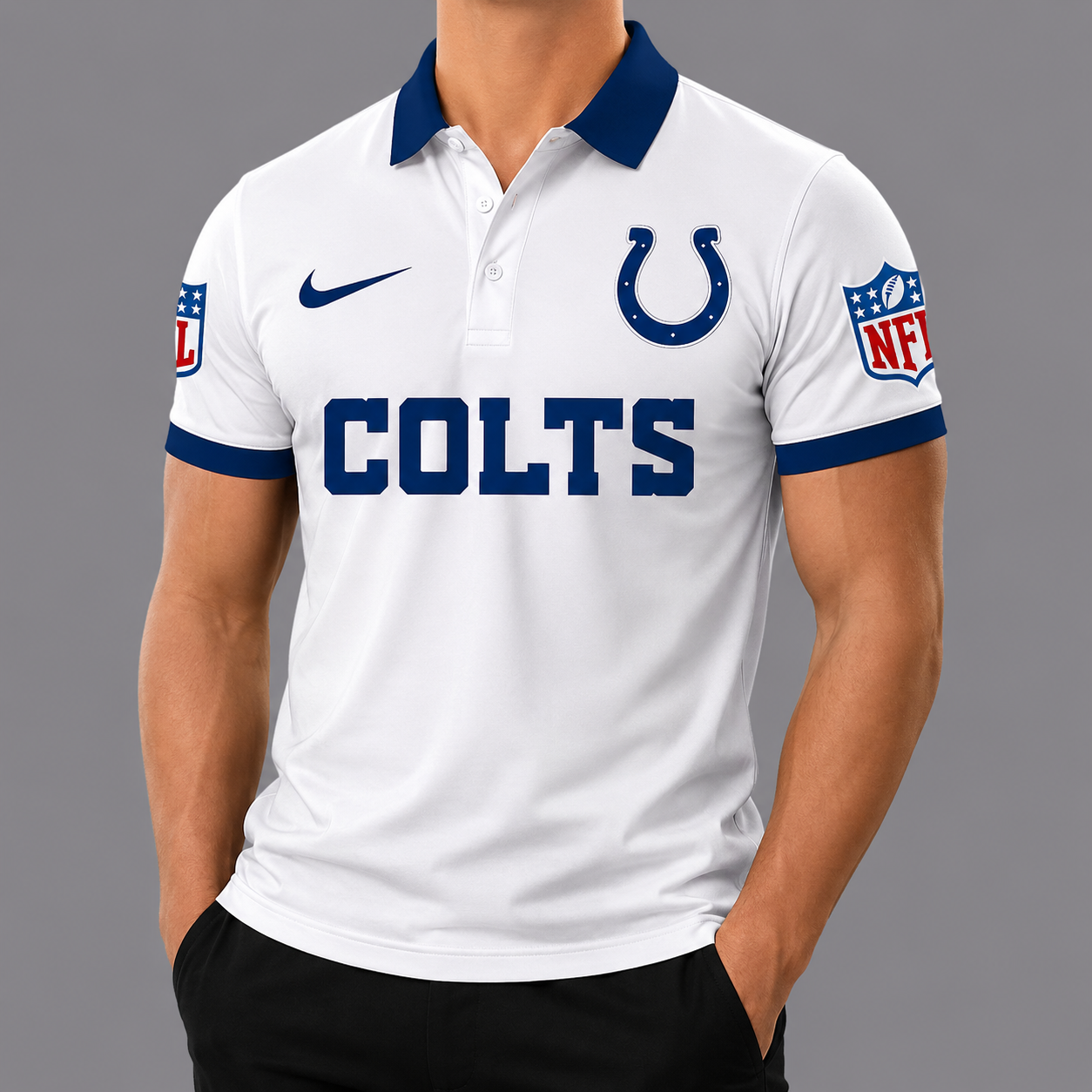 LIMITED EDITION - NEW CUSTOMIZED NFL17 IDC INDIANAPOLIS COLTS POLO SHIRT, ZIP POLO SHIRT, T-SHIRT, HOODIE, ZIP HOODIE & SWEATSHIRT