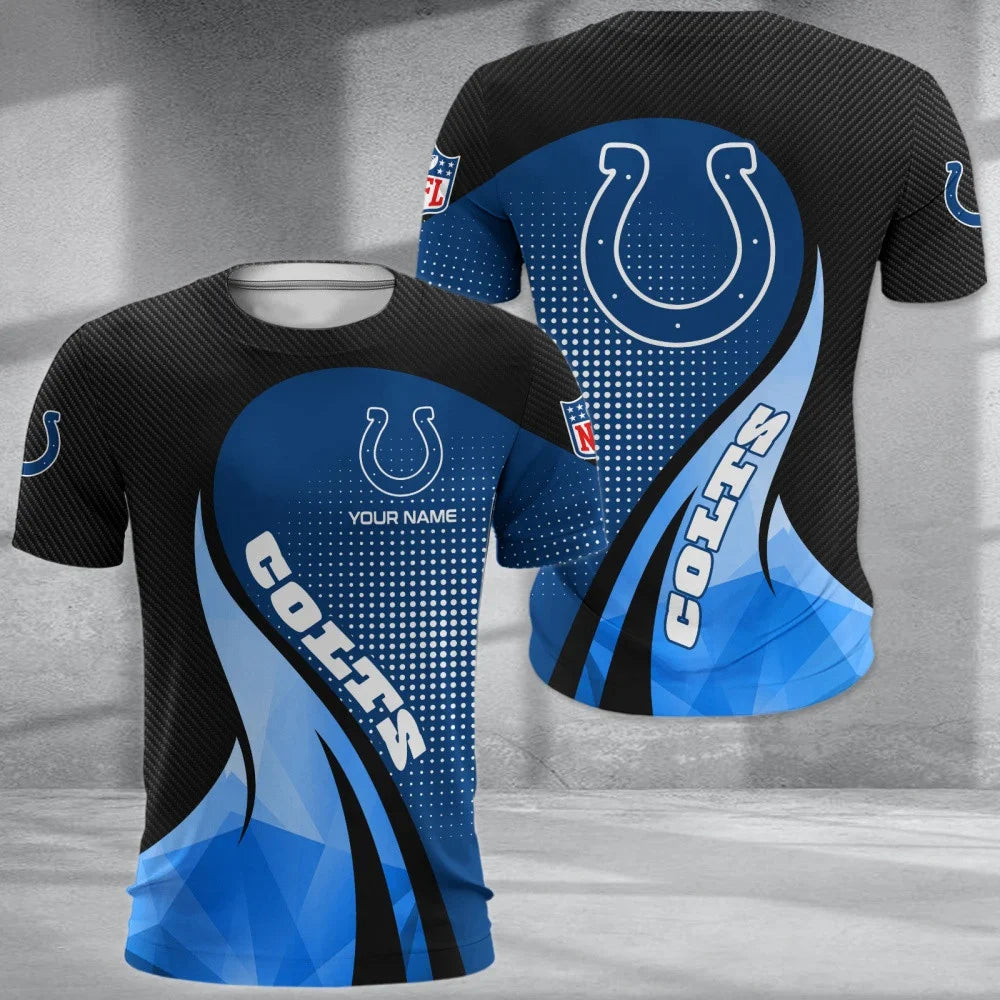 LIMITED EDITION - NEW CUSTOMIZED NFL17 IDC INDIANAPOLIS COLTS POLO, T-SHIRT & SHORT PANTS SET