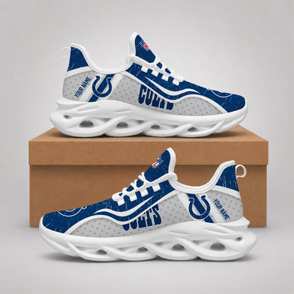 LIMITED EDITION - NEW CUSTOMIZED NFL17 IDC INDIANAPOLIS COLTS MAX SOUL SHOES