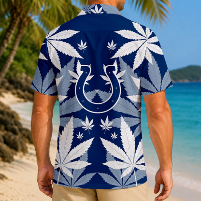 FINAL SALE - NEW CUSTOMIZED NFL17 IDC INDIANAPOLIS COLTS UNISEX HAWAIIAN SHIRT