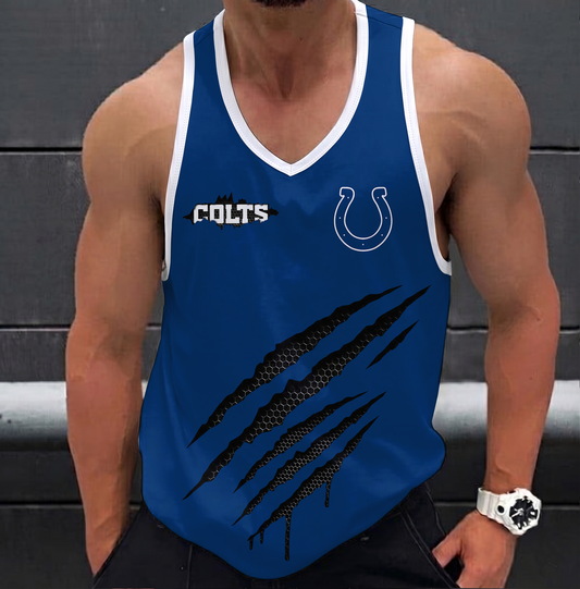 LIMITED EDITION - NEW CUSTOMIZED NFL17 IDC INDIANAPOLIS COLTS UNISEX TANK TOP