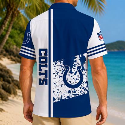 FINAL SALE - NEW CUSTOMIZED NFL17 IDC INDIANAPOLIS COLTS UNISEX HAWAIIAN SHIRT