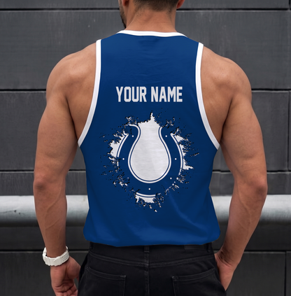 LIMITED EDITION - NEW CUSTOMIZED NFL17 IDC INDIANAPOLIS COLTS UNISEX TANK TOP