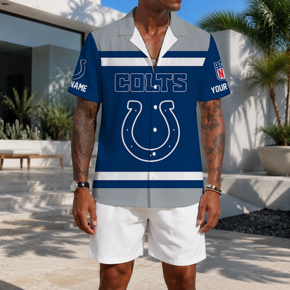 FLASH SALE - NEW CUSTOMIZED NFL17 IDC INDIANAPOLIS COLTS UNISEX HAWAIIAN SHIRT