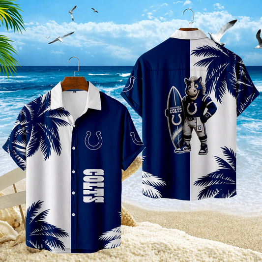 LIMITED EDITION - NEW CUSTOMIZED NFL17 IDC INDIANAPOLIS COLTS UNISEX HAWAIIAN SHIRT