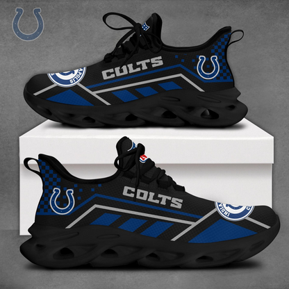 LIMITED EDITION - NEW CUSTOMIZED NFL17 IDC INDIANAPOLIS COLTS MAX SOUL SHOES